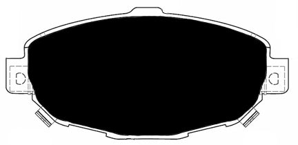 Porterfield Brake Pads for 1992 LEXUS SC 400