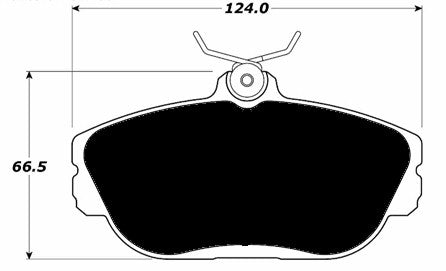 Porterfield Brake Pads for 2000 FORD TAURUS R/Disc