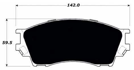 Porterfield Brake Pads for 1999 MAZDA MILLENIA