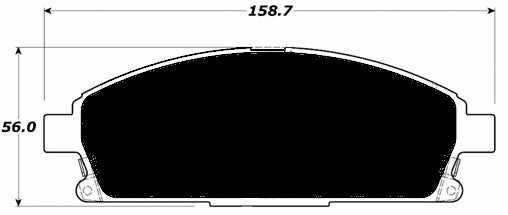 Porterfield Brake Pads for 2001 INFINITI QX4