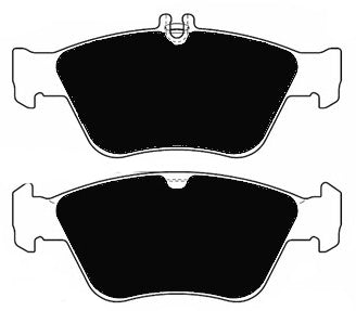 Porterfield Brake Pads for 1996 MERCEDES-BENZ C280 1 Pin Pad Rear Caliper