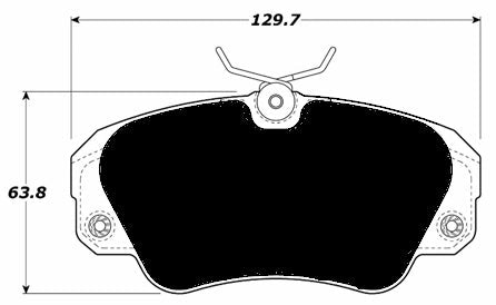 Porterfield Brake Pads for 2000 CADILLAC CATERA