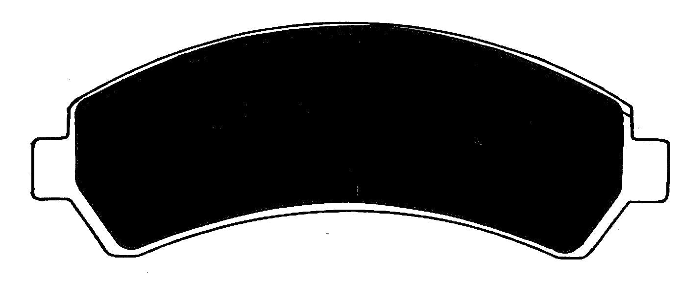 Porterfield Brake Pads for 2000 GMC ENVOY