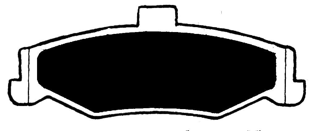 Porterfield Brake Pads for 2001 CHEVROLET CAMARO