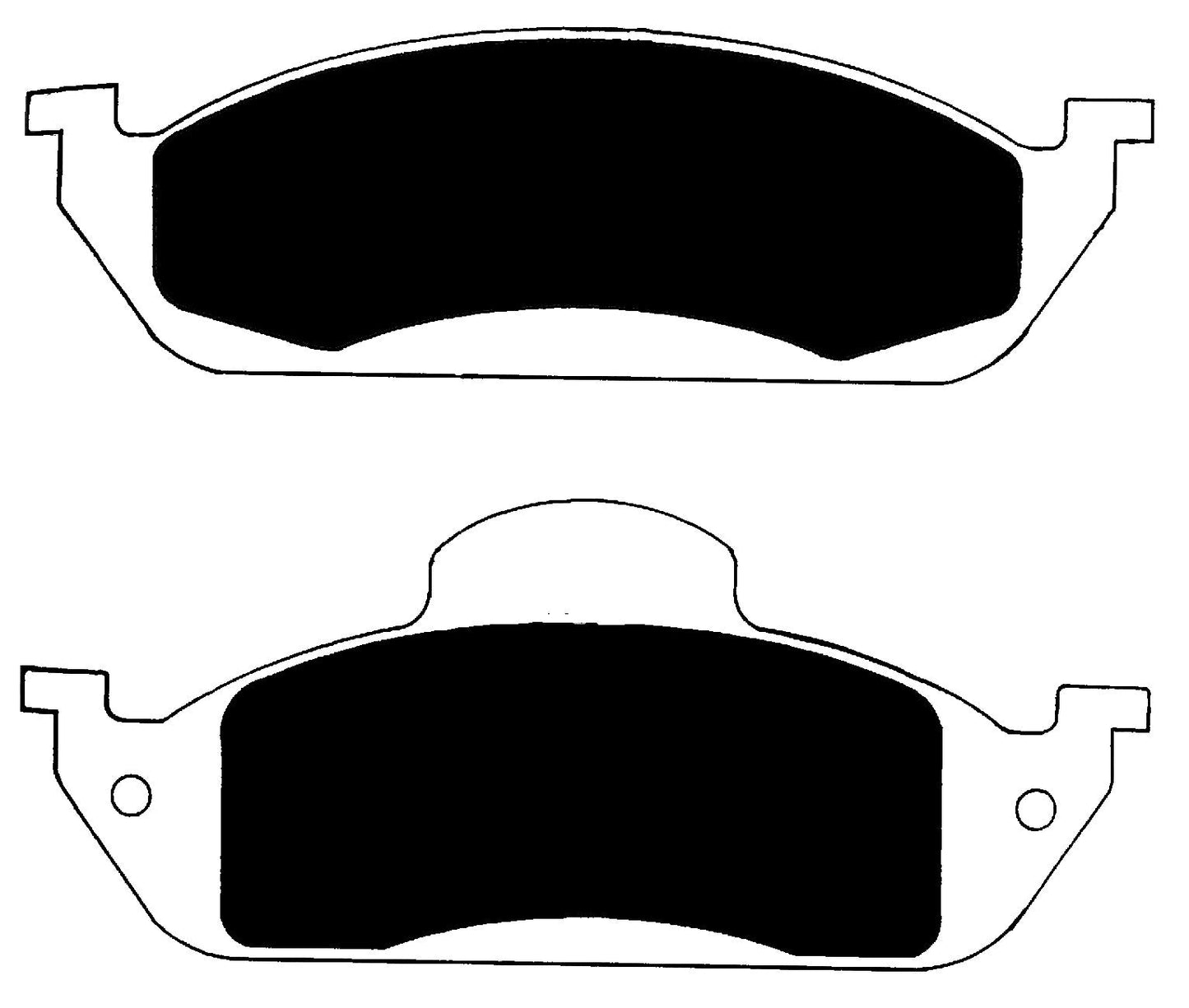 Porterfield Brake Pads for 2001 MERCEDES-BENZ ML320