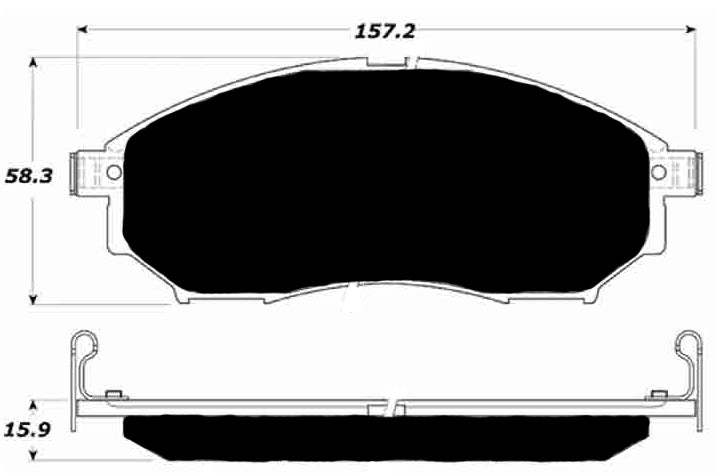 Porterfield Brake Pads for 2012 INFINITI M35 Hybrid