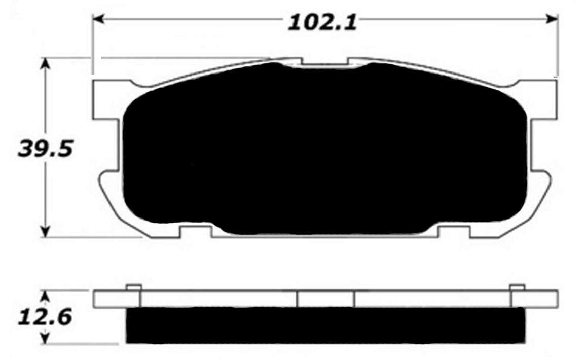 Porterfield Brake Pads for 2001 MAZDA MIATA Hard/Sport Susp.