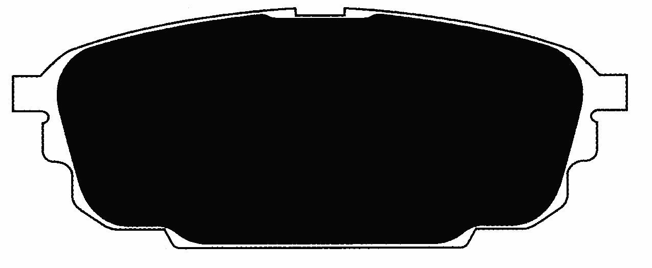 Porterfield Brake Pads for 2003 MAZDA PROTEGE ES