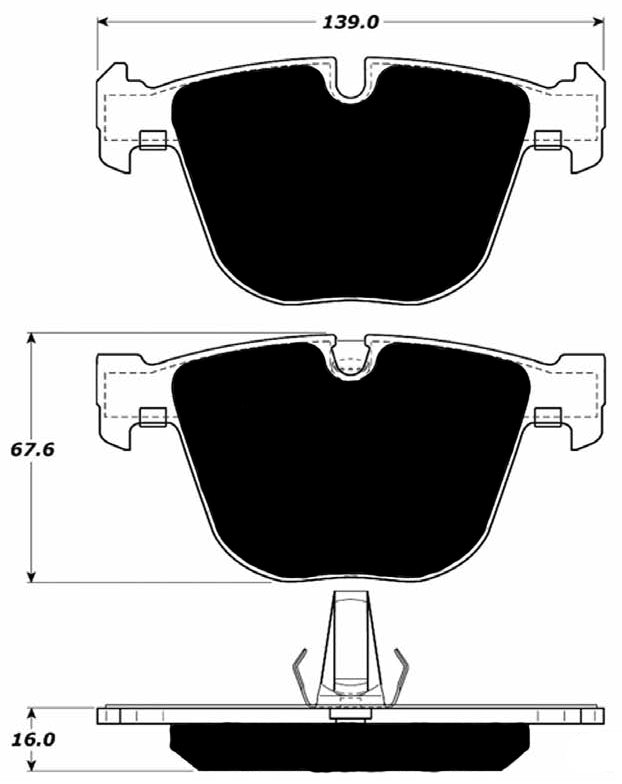 Porterfield Brake Pads for 2013 BMW X5 M