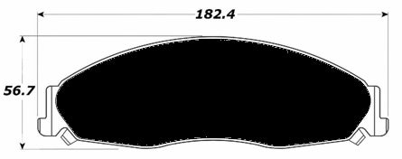 Porterfield Brake Pads for 2007 PONTIAC GRAND PRIX GXP