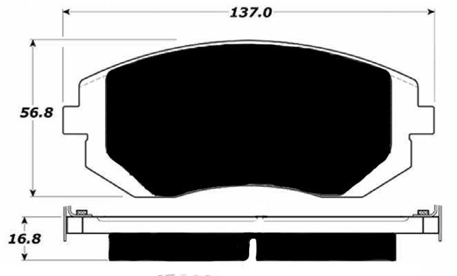 Porterfield Brake Pads for 2004 SUBARU LEGACY SEDAN LS