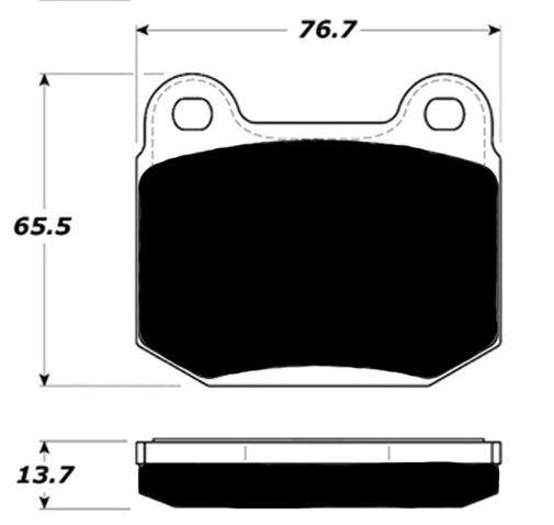 Porterfield Brake Pads for 2011 SUBARU WRX Sti