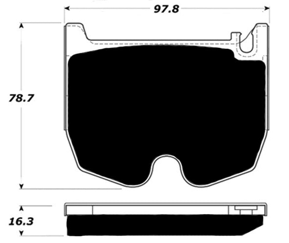 Porterfield Brake Pads for 2005 MERCEDES-BENZ SL600