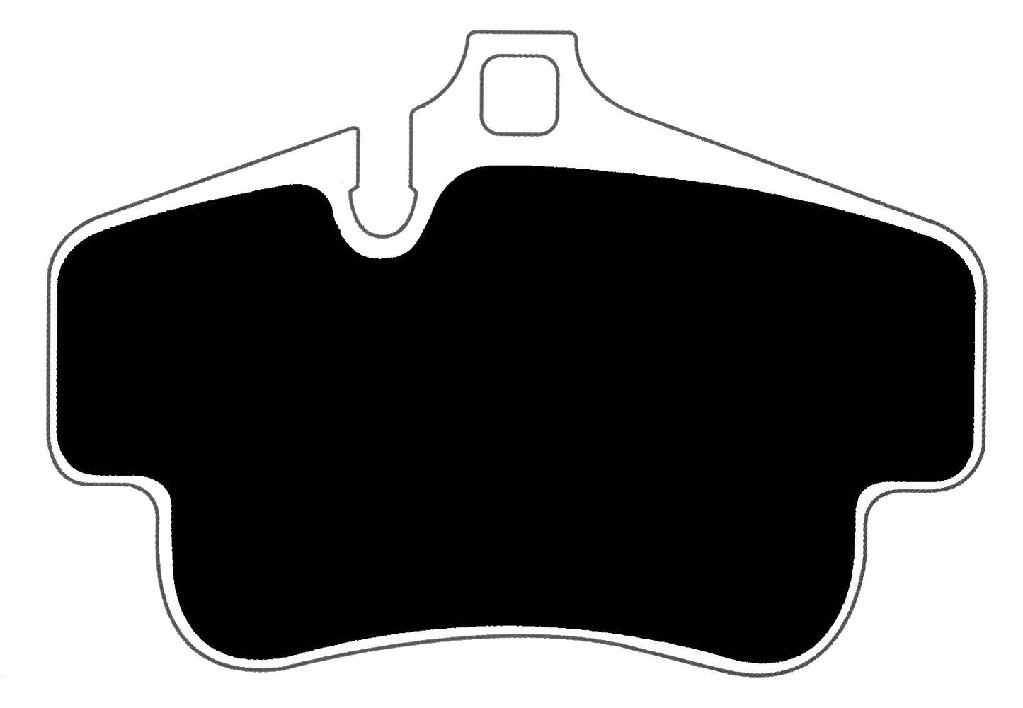 Porterfield Brake Pads for 2005 PORSCHE 911 Turbo w/Ceramic Discs
