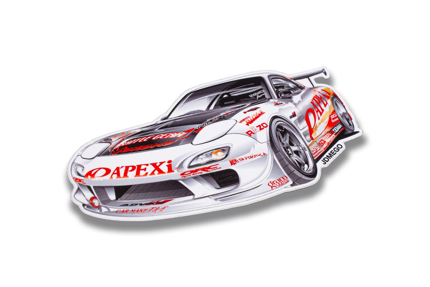 APEXi A'PEXi - Bumper Stickers - A'PEXi RX-7 FD3S D1GP (Die Cut)