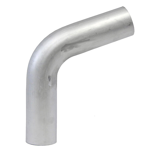 HPS Performance Products HPS 4-1/2" OD 70 Degree Bend 6061 Aluminum Elbow Pipe Tubing 15 Gauge w/ 6" CLR