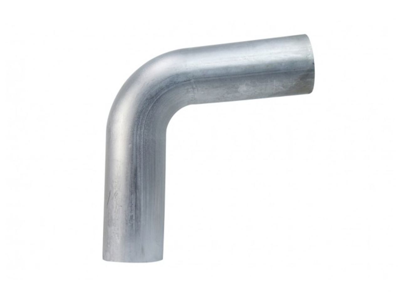 HPS Performance Products HPS 2-1/2" OD 80 Degree Bend 6061 Aluminum Elbow Pipe Tubing 16 Gauge w/ 4" CLR
