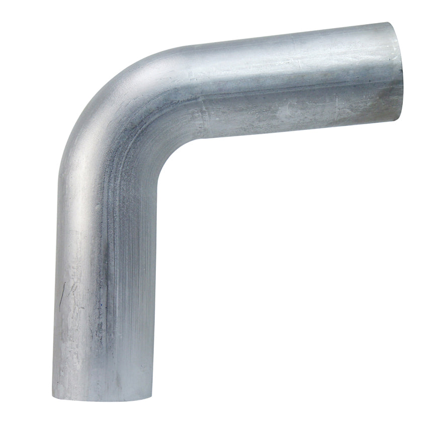 HPS Performance Products HPS 2-1/2" OD 80 Degree Bend 6061 Aluminum Elbow Pipe Tubing 16 Gauge w/ 2 1/2" CLR