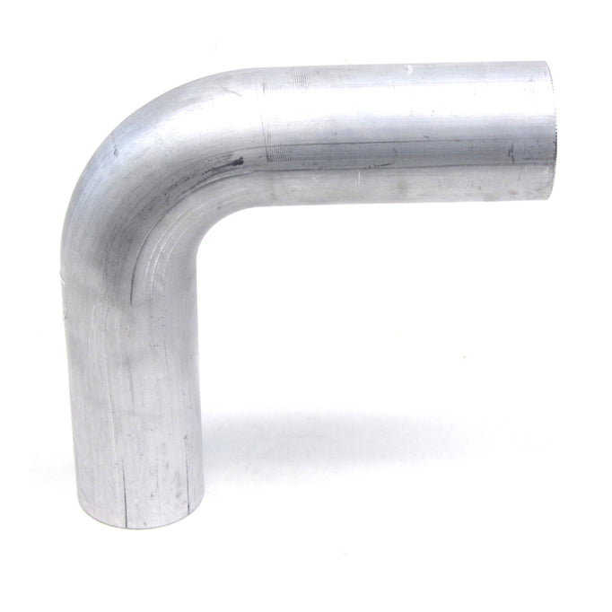 HPS Performance Products HPS 3-1/4" OD 90 Degree Bend 6061 Aluminum Elbow Pipe Tubing 16 Gauge w/ 3 1/2" CLR