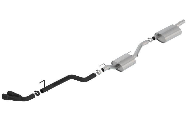 Borla 2020 Jeep Gladiator JT 3.6L V6 AWD Touring Catback w/ Dual Black Tips 140811CB