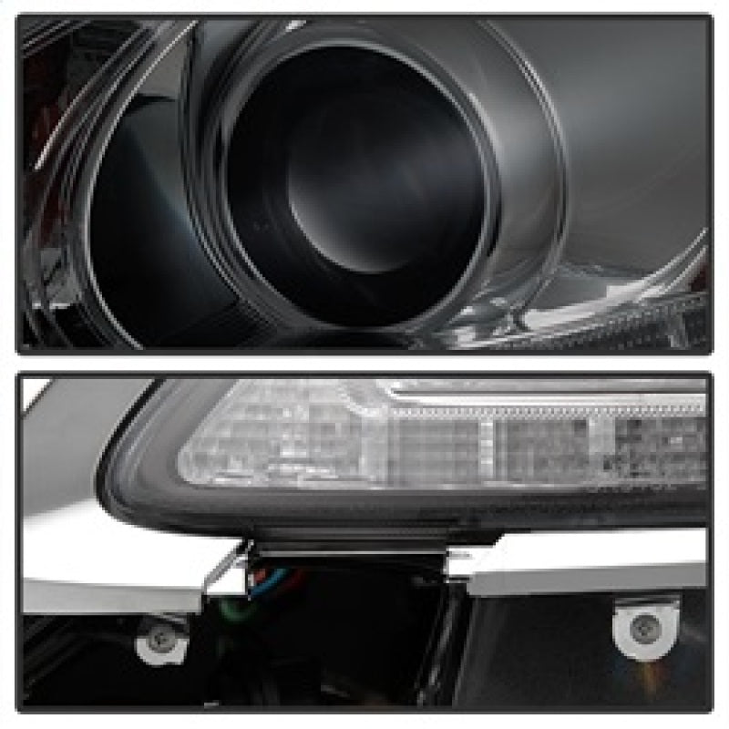 Spyder Lexus GS 300 / 350 / 450 06-11 Headlights - HID Model Only - Smoke PRO-YD-LG06-HID-DRL-SM 5082817