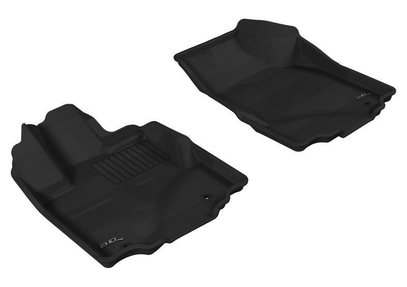 3D MAXpider 2006-2014 Honda Ridgeline Kagu 1st Row Floormat - Gray L1HD03911501