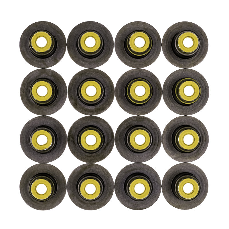 Cometic Gasket Cometic .265in x .500in x .635in x 1.126in Metal Jacket Valve Stem Seal - Yellow - 16 Pack 3218V-16