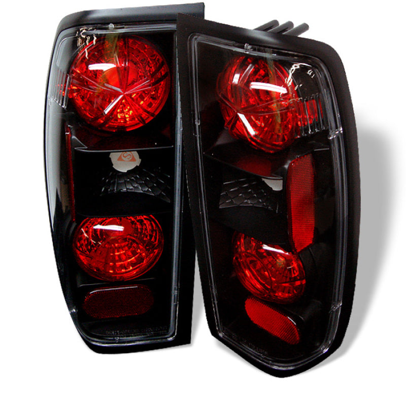 Spyder Nissan Frontier 98-00 Euro Style Tail Lights Black ALT-YD-NF98-BK 5006837