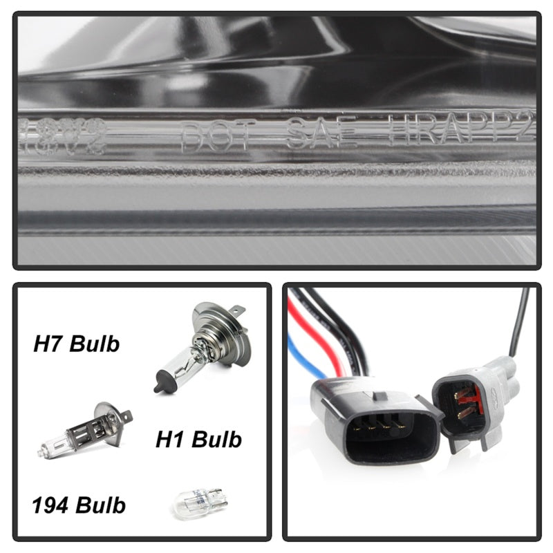 Spyder Signature Ford F150 18-19 (Halogen Model) Projector Headlights - Chrome (PRO-YD-FF15018-LB-C) 5086617