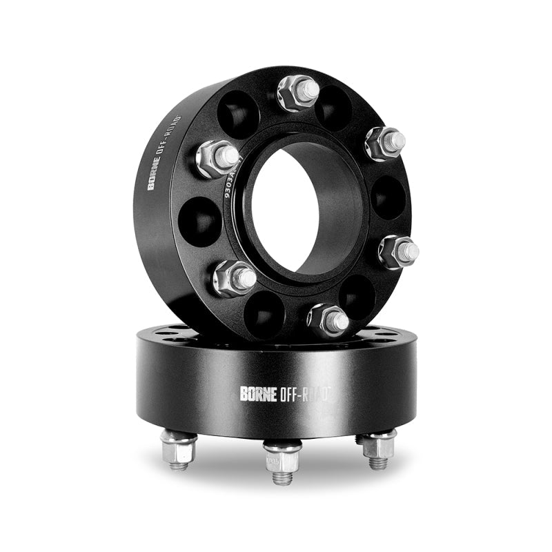 Borne Off-Road Wheel Spacers - 6x135 - 87.1 - 50 - M14 - Black BNWS-007-500BK