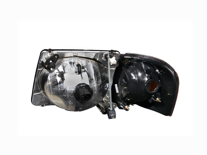 Anzo 2001-2005 Ford Explorer Crystal Headlights Black