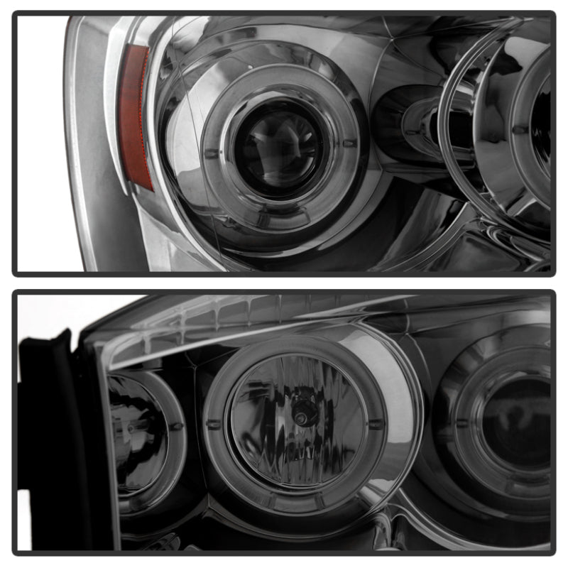 Spyder Dodge Ram 1500 06-08/Ram 2500 06-09 Projector Headlights LED Halo LED Smke PRO-YD-DR06-HL-SM 5010025