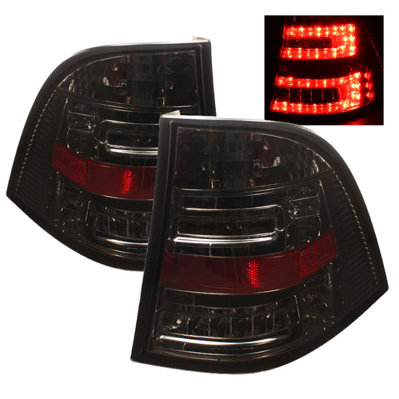 Spyder Mercedes Benz W163 M-Class ML 98-05 LED Tail Lights Smoke ALT-YD-MBW16398-LED-SM 5006127