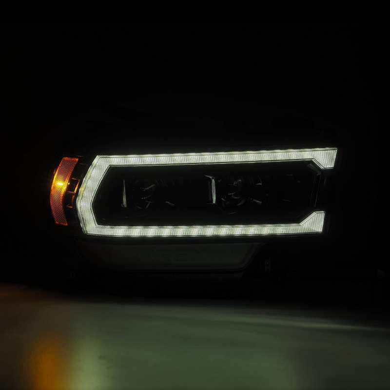 AlphaRex 19-21 Ram 2500 PRO-Series Projector Headlights Plank Style Alpha Black w/Activation Light 880546 *Discontinued