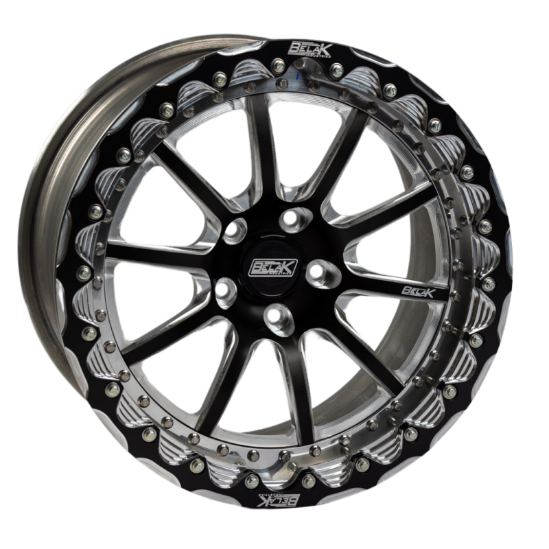 Belak Wheels Belak 18x10 / 5.75in BS / 5x112mm BP / High Pad / Series 4 - Single Beadlock Wheel 18105112S45SB-SBL