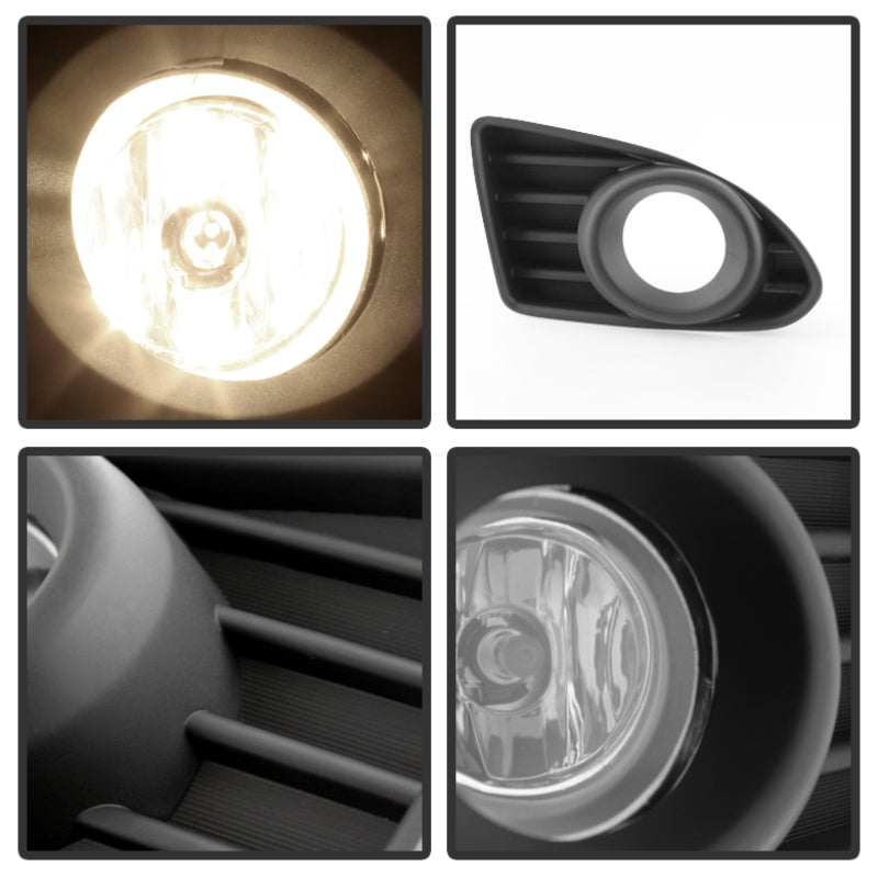 Spyder Scion IQ 2012-2013 OEM Fog Light w/Switch- Clear FL-SIQ12-C 5077868