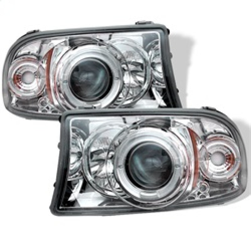 Spyder Dodge Dakota 97-04/Durango 98-03 1PC Projector Headlights LED Halo LED Chrm PRO-YD-DDAK97-C 5009791