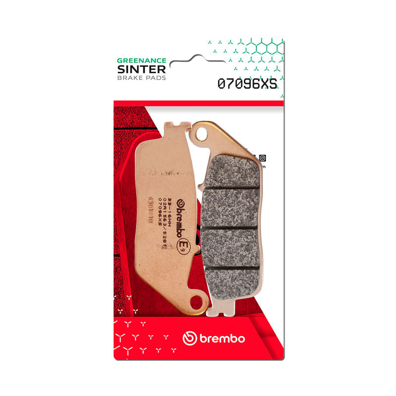 Brembo OE 07-09 Yamaha VP X-City 250cc/14-16 Yamaha YP RA XMAX 400cc Sinter Brake Pad - Front 07096XS