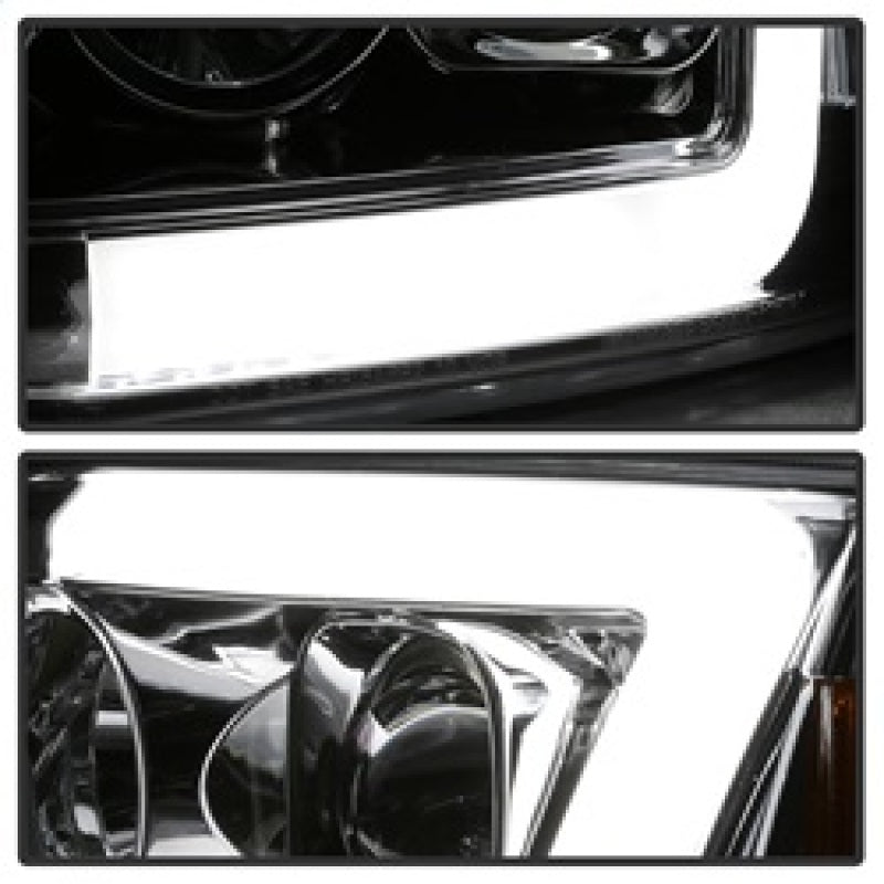 Spyder 97-03 Ford F-150 (After 6/1997) V2 Proj Headlights DRL LED - Chrm (PRO-YD-FF15097V2-LB-C) 5084644
