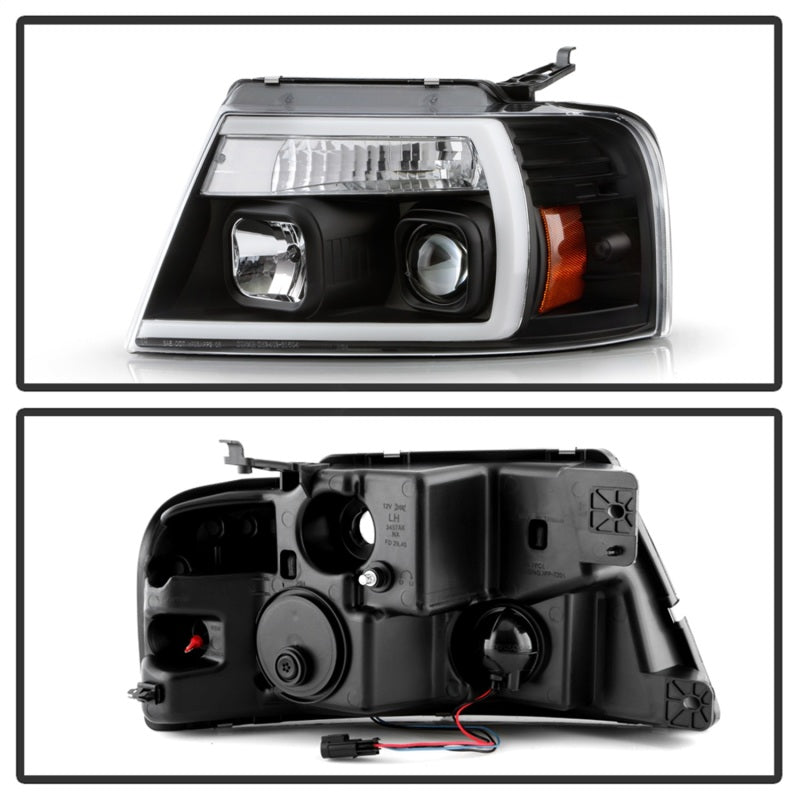 Spyder Ford F-150 04-08 High-Power LED Headlights - Black PRO-YD-FF15004PL-BK 5088161