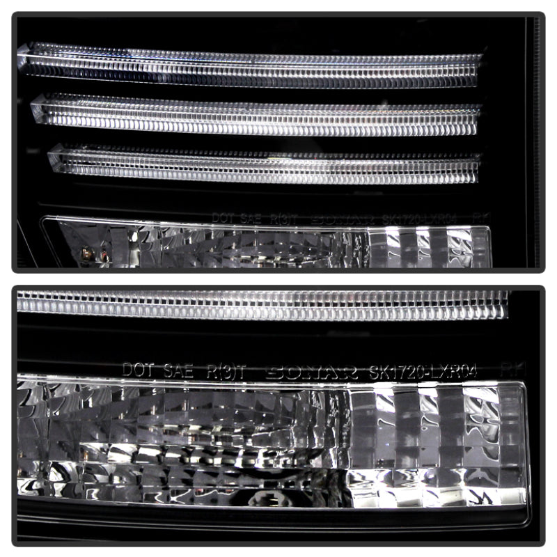 Spyder Lexus RX330/RX350 04-09 LED Tail Lights Black ALT-YD-LRX04-LED-BK 5080837
