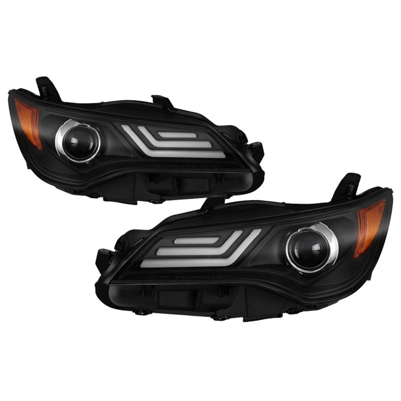 Spyder 15-17 Toyota Camry Projector Headlights - Black (PRO-YD-TCAM15-LB-BK) 5085382