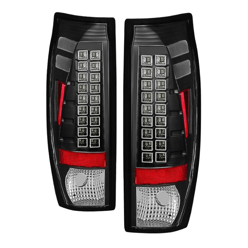 Spyder Chevy Avalanche 02-06 LED Tail Lights Black ALT-YD-CAV02-LED-BK 5001061