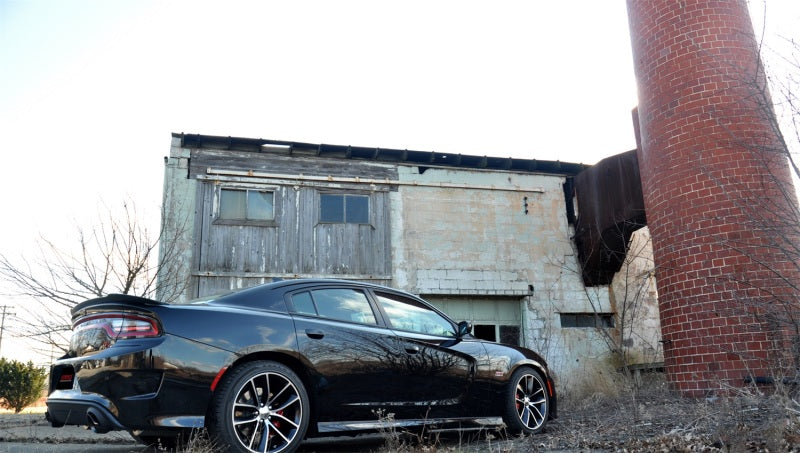 Corsa Performance 15-16 Dodge Charger SRT/Scat Pack/R/T 6.4L Black Xtreme Cat-Back