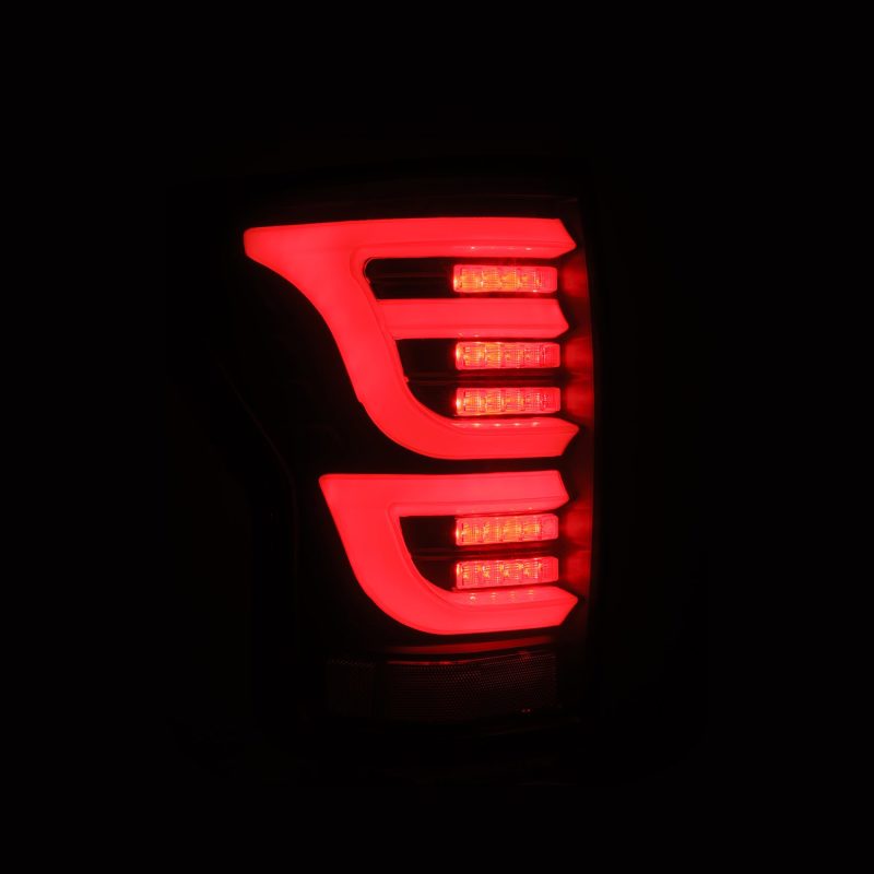 AlphaRex 07-13 Toyota Tundra LUXX-Series LED Tail Lights Black 670030 *Discontinued