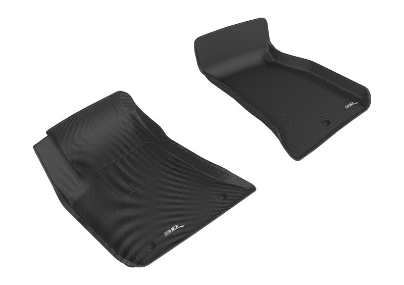 3D MAXpider 2011-2014 Dodge Challenger Kagu 1st Row Floormat - Black L1DG02411509