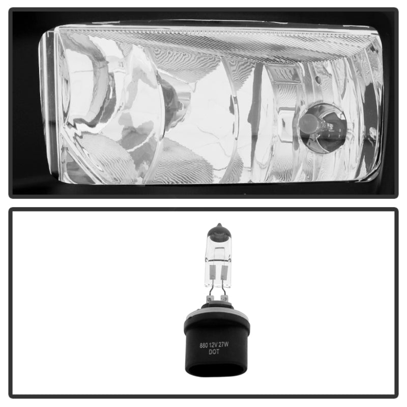 Spyder GMC Yukon/Yukon XL 2015-2017 OEM Fog Lights W/Cover and Switch Clear FL-GYD15-C 9031571