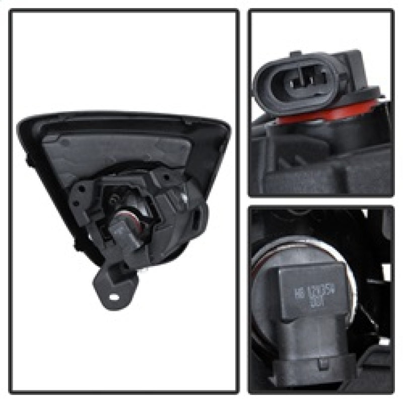 Spyder Mazda CX-5 2012-2015 OEM Fog Light W/Universal Switch- Clear FL-MCX52012-C 5080264