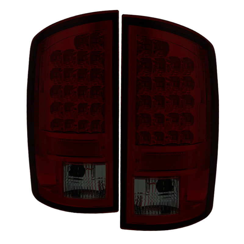 SPYDER Dodge Ram 07-08 1500/Ram 07-09 2500/3500 LED Tail Lights Red Smoke ALT-YD-DRAM06-LED-RS 5002648