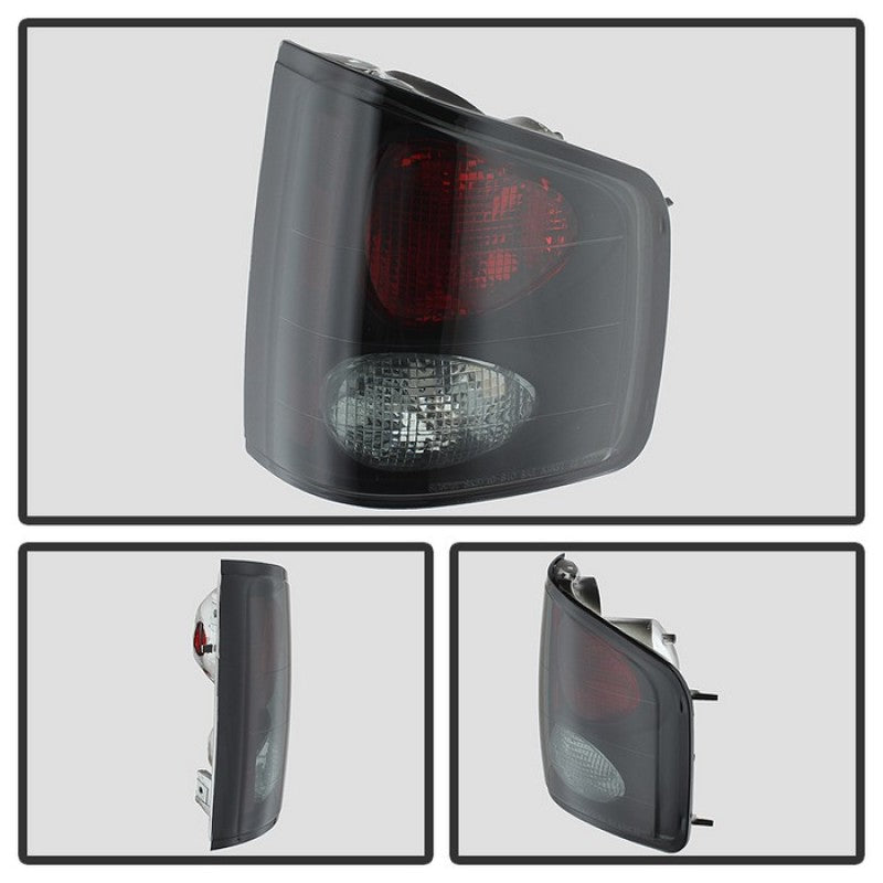Spyder Chevy S10 94-04/Isuzu Hombre 96-00 Euro Tail Lights Blk Smke ALT-YD-CS1094-BSM 5078049